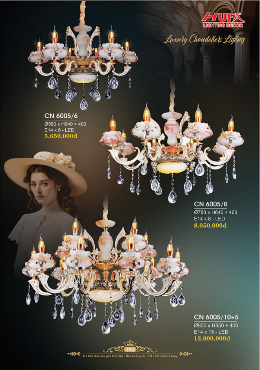 Bảng giá đèn trang trí HUFA